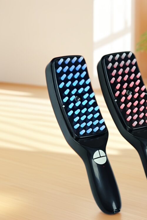 1pc electric massage comb, used for scalp massage and styling, perfect for women and girls, colorful hair and massage comb, Valentine's Day gift!