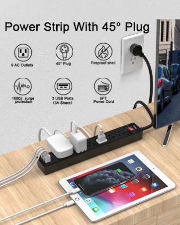 flat extension cord