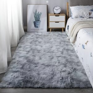 1pc Plush Luxury Shag Area Rug - Soft, Fluffy, Non-Slip, Machine Washable, and Durable - Perfect for Living Room, Bedroom, and Home Decor, Adds a Touch of Elegance and Comfort to Any Space