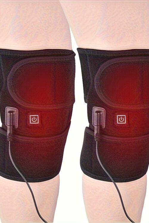 USB Heated Knee Massager - Relaxes The Knees, Keeps Them Warm, a Massage Tool, Heating Pad, an Ideal Valentine'S Day And Birthday Gift for Both Men And Women, Fitness Gift, Father'S Day And Mother'S Day Present.