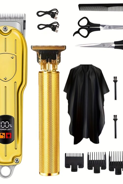 2 In1 Hair Cutting Grooming Kit Professional Hair Clippers And Beard T Outliner Trimmers Set Cordless Beard Trimming For Men