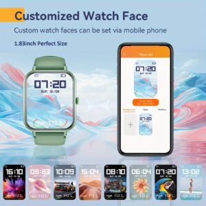 1pc 1.83in Wireless Calling Smart Watch For Men And Women, Great Gifts