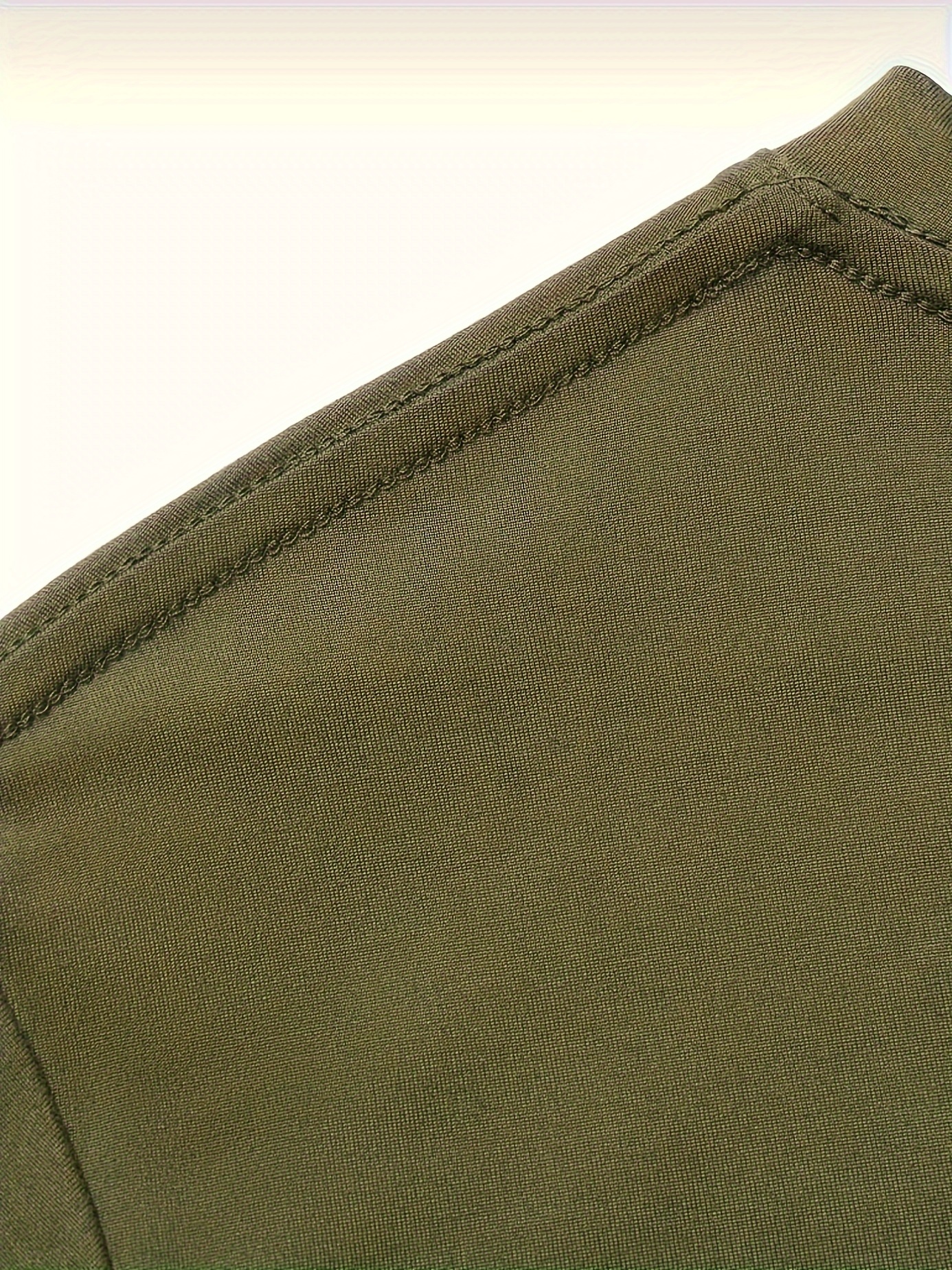 3pcs Solid Stretch Men's Short Sleeve Round Neck T-shirts Set, Casual Summer Clothing - 图片 9