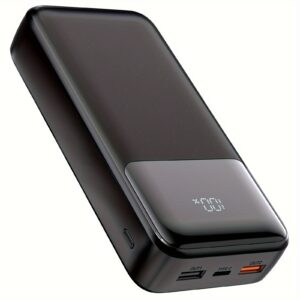 Portable Charger Power Bank - 20000mAh With Built-in USB-C (22.5W) And IOS (20W) Output Cable, Fast Charging Battery Pack For IPhone 15/15 Plus/15 Pro/15 Pro Max/14/Samsung