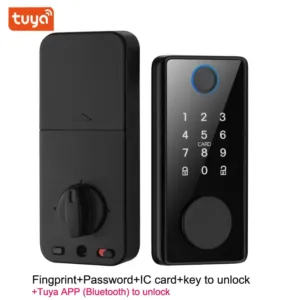 Suitable for Tuya APP Intelligent Digital Lock Keyless Entry Front Door Lock Bluetooth Remote Control Fingerprint Password Lock