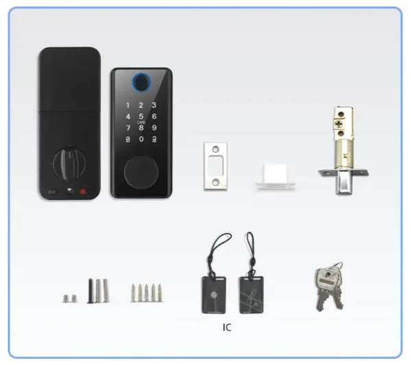 Suitable-for-Tuya-APP-Intelligent-Digital-Lock-Keyless-Entry-Front-Door-Lock-Bluetooth-Remote-Control-Fingerprint-4