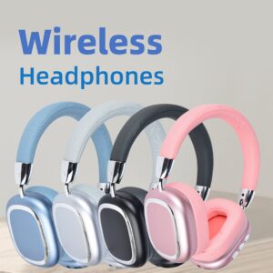 40-Hour Long-Lasting Wireless Noise-Cancelling Headphones - Immersive Space Audio, Fast USB-C Charging, Seamless iPhone and Android Compatibility, Comfortable Wear - Black