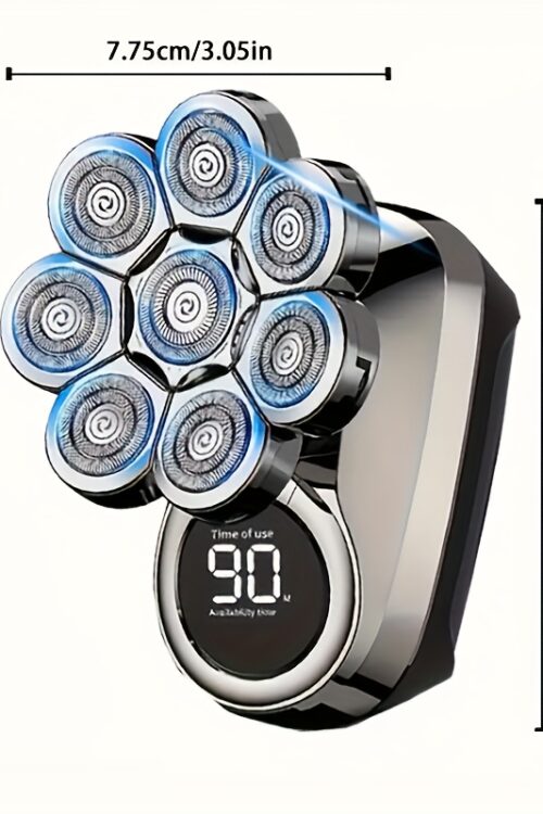 9D Pro Electric Shaver For Men - 6-in-1 Beard Grooming Kit, Cordless Rechargeable With LED Display, Wet/Dry Use, USB Charging, Perfect Anniversary Gifts, Father'S Day, Birthdays Gift For Men