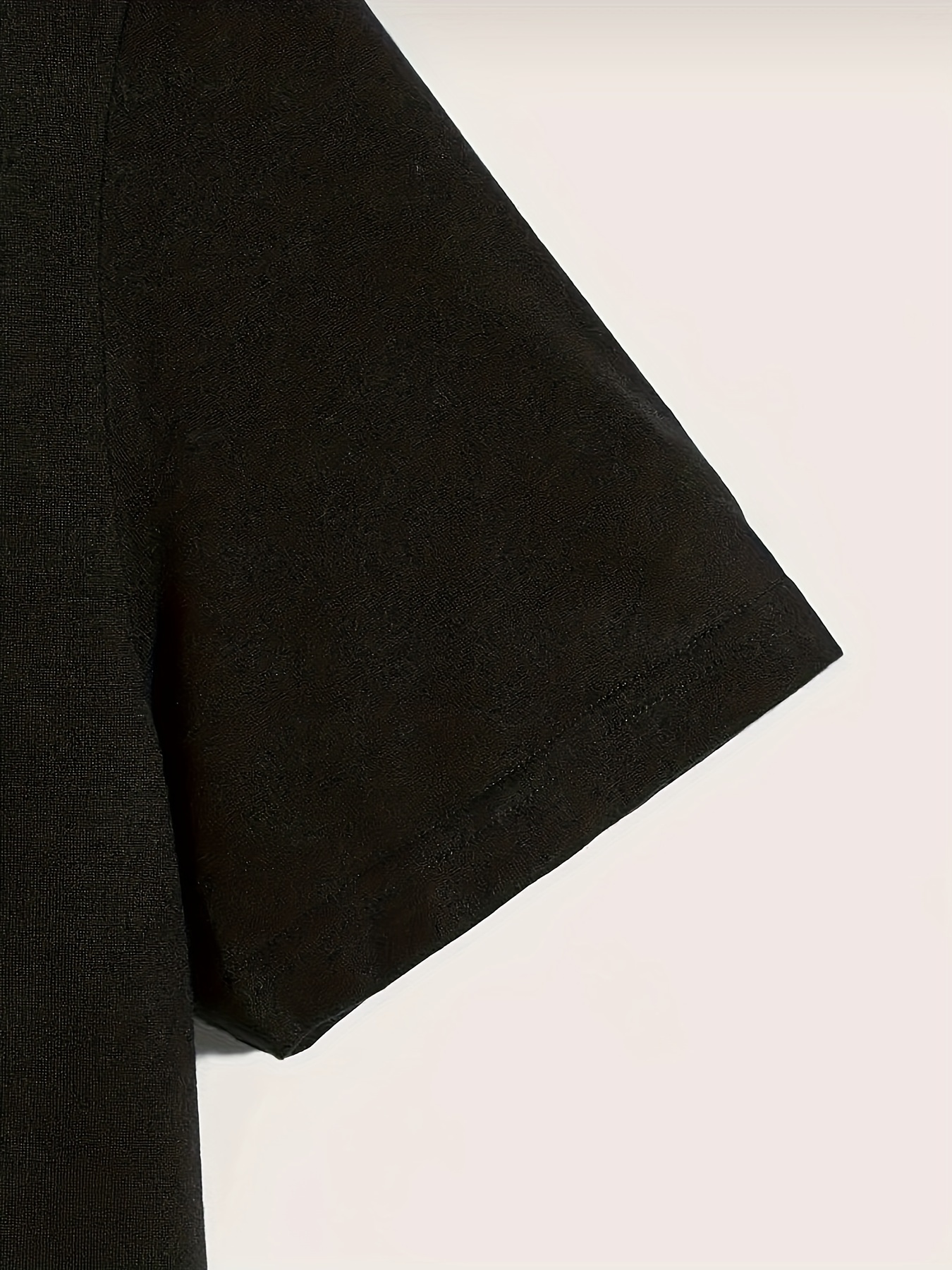 3pcs Solid Stretch Men's Short Sleeve Round Neck T-shirts Set, Casual Summer Clothing - 图片 17